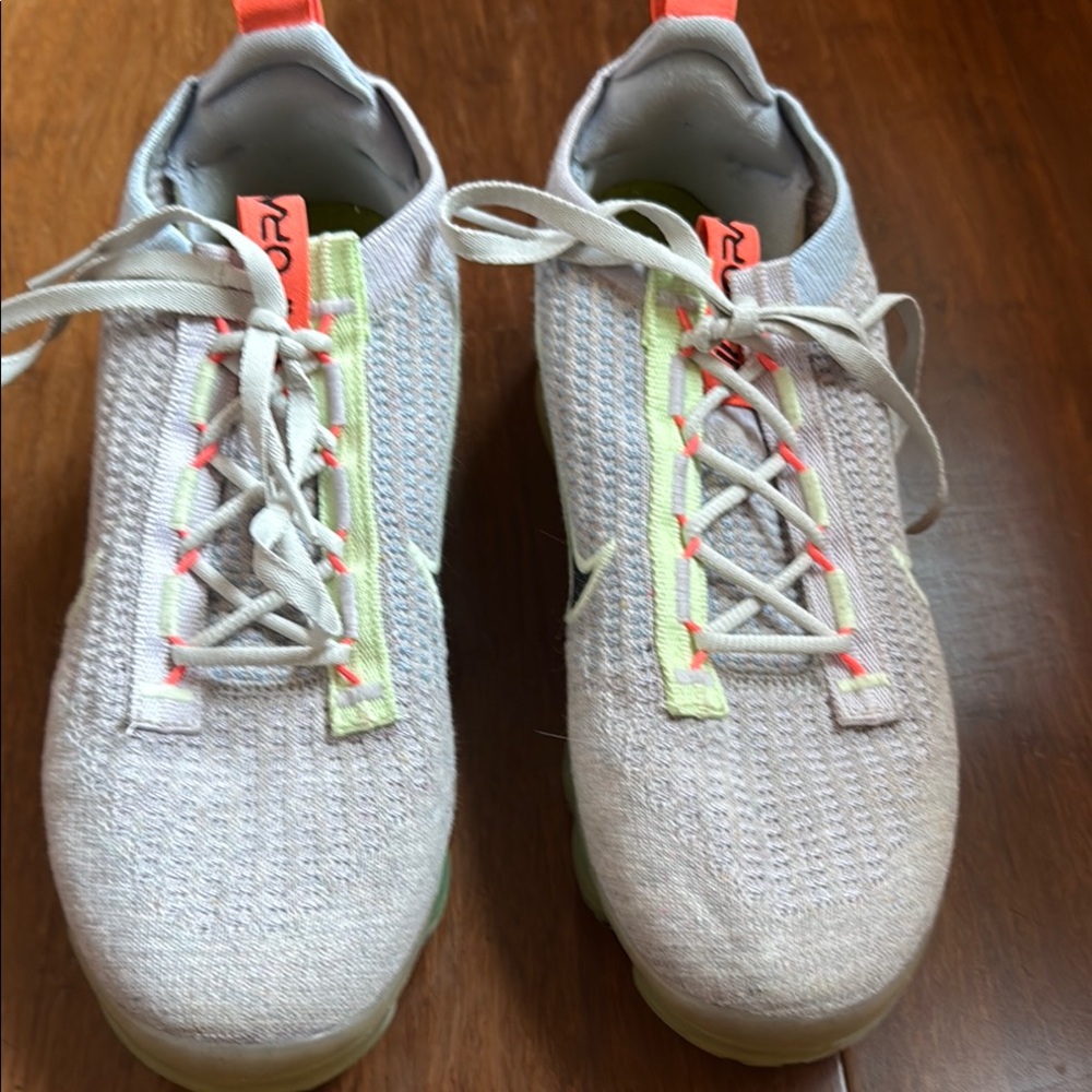 Nike vapor max Sneakers with Neon Accents